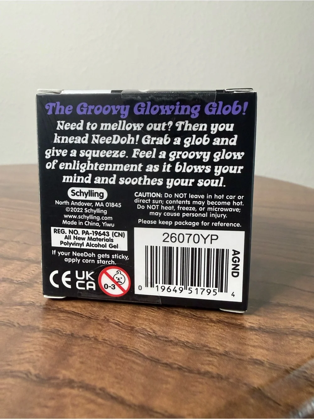 Glow In The Dark NeeDoh Squeeze Toy - Pink